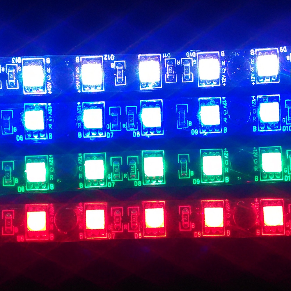 マグネットLEDストリップライト マルチカラー 30cm【RLD-LED30MA】