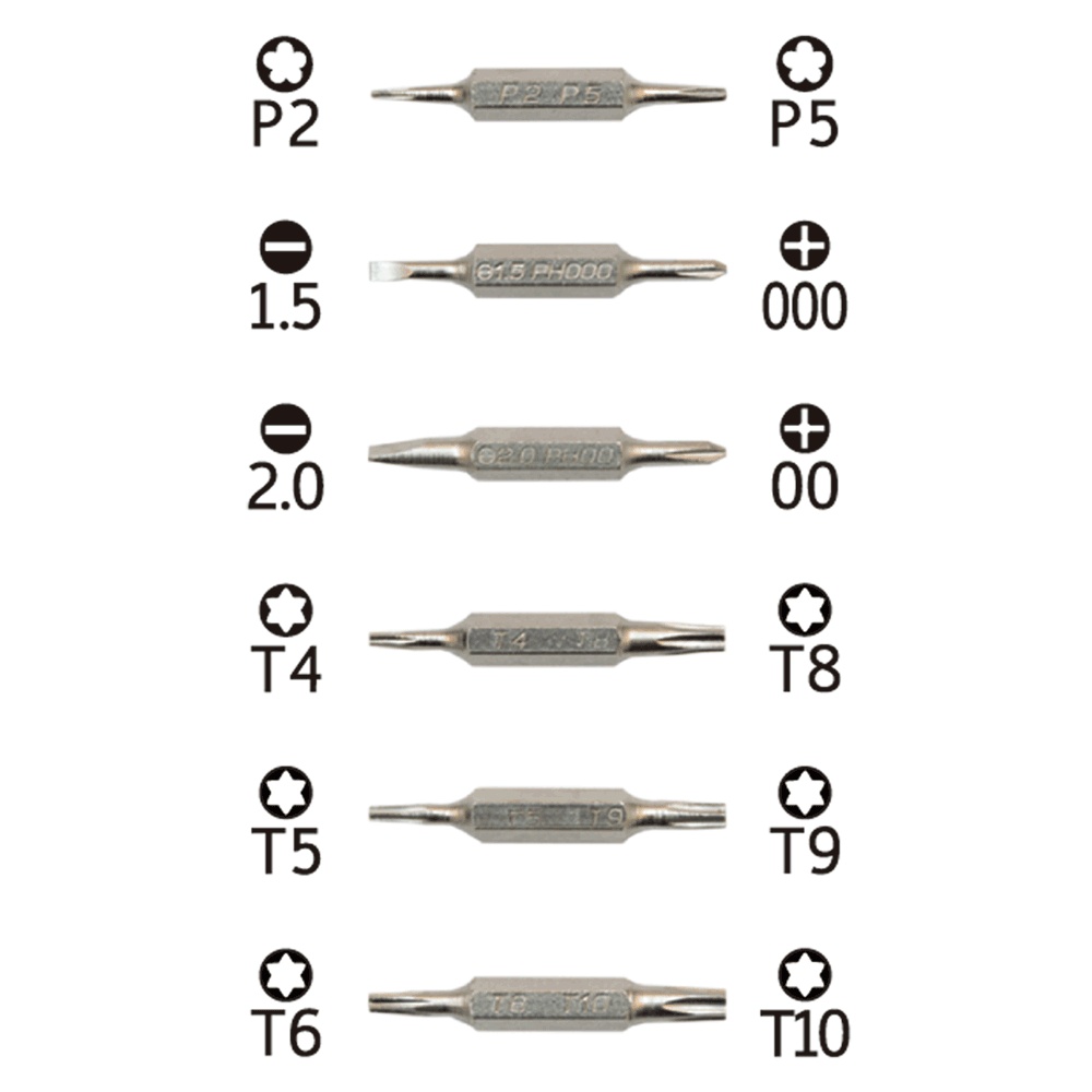 12-in-1 伸縮精密ドライバーセット【TL-018A】