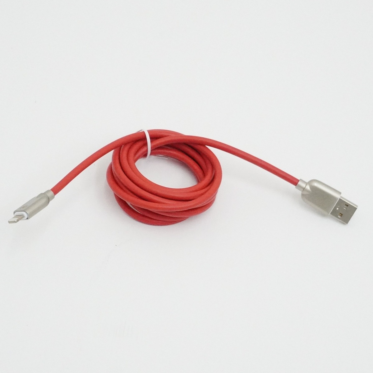 【在庫処分セール】Lightningケーブル 非認証タイプ1.5m 赤色【EM-LTC-1.5M-RD】