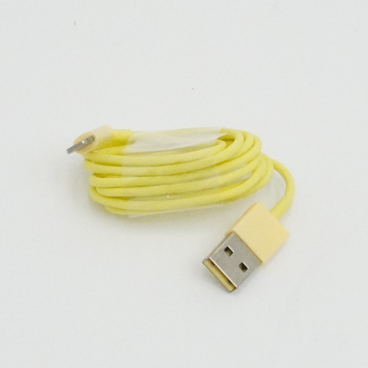 【在庫処分セール】Lightningケーブル 1m イエロー【EM-LTTUSB10-YL】