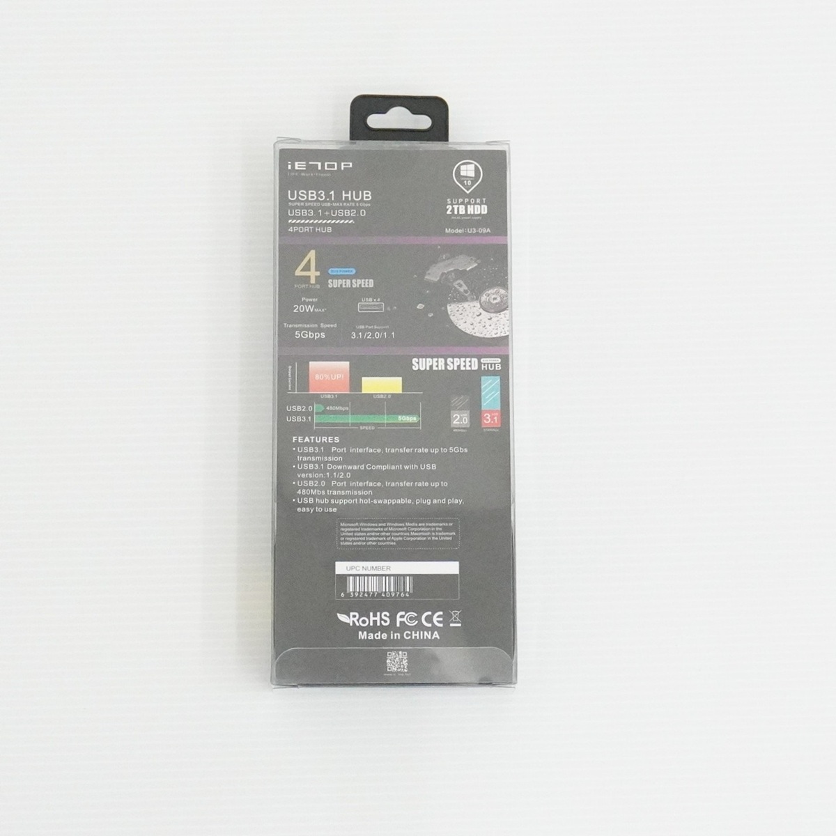 【在庫処分セール】USB3.0ハブ4ポート シルバー【EM-USBHUB-US3-W4-SL】