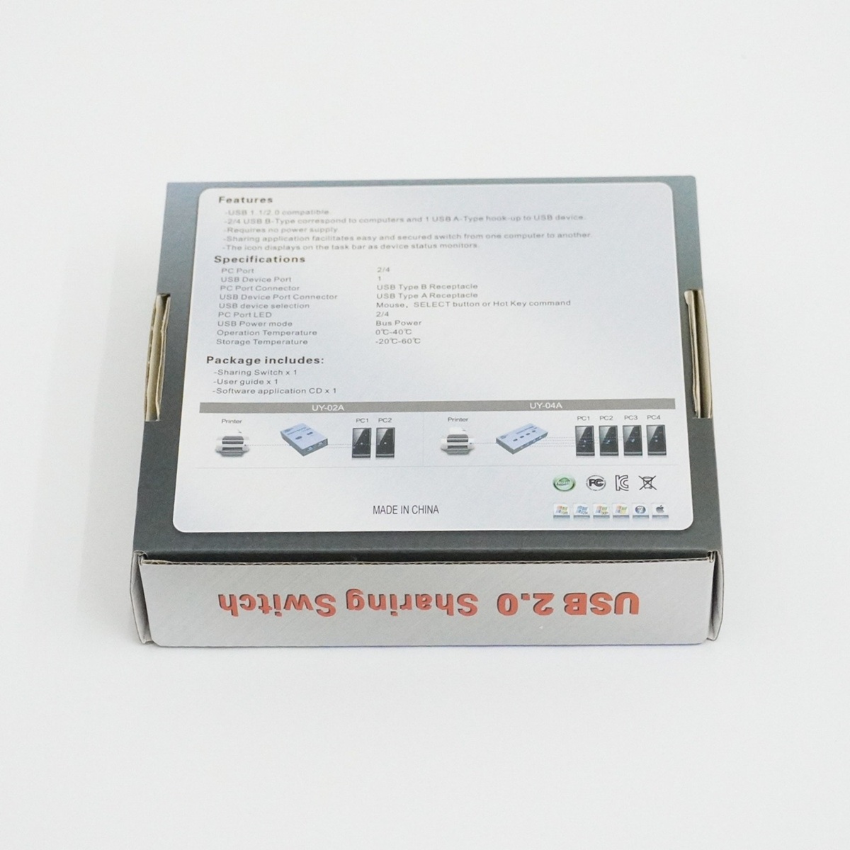 【在庫処分セール】USB切替器 2台用【EM-USBSL-2P】