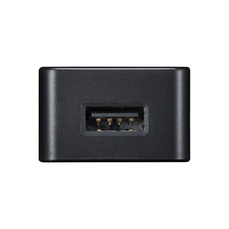 USB充電器(1A/高耐久タイプ/ブラック)【ACA-IP49BKN】