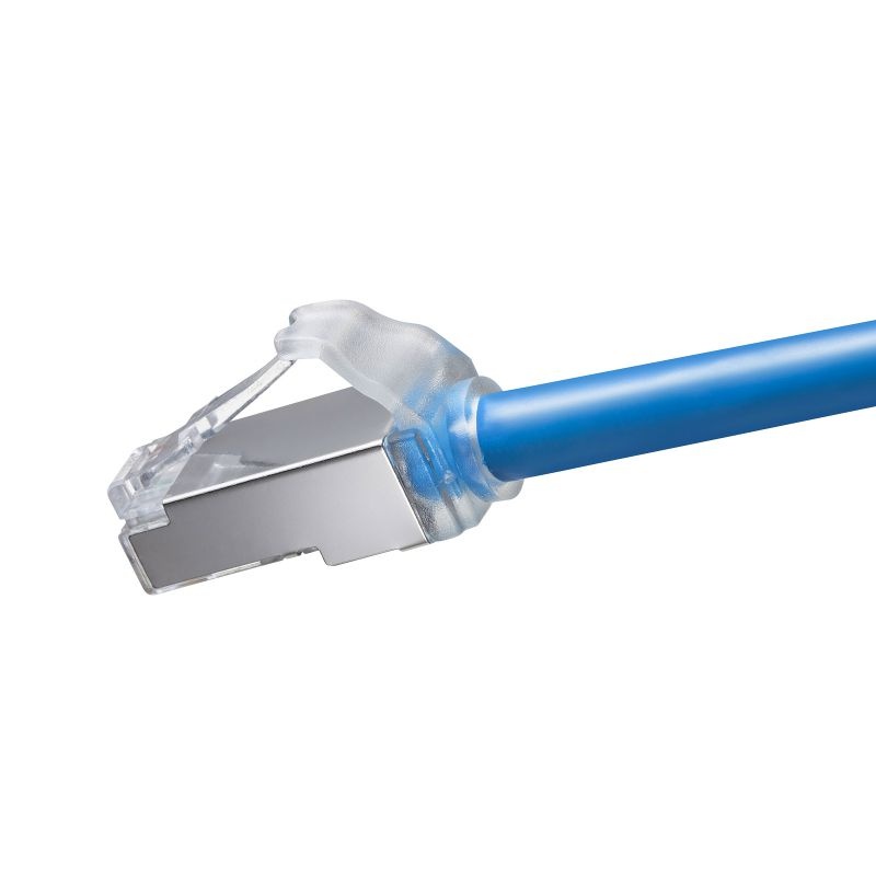 カテゴリ6A STP LANケーブル(超ショートブーツ)【KB-T6ASB-03BL】