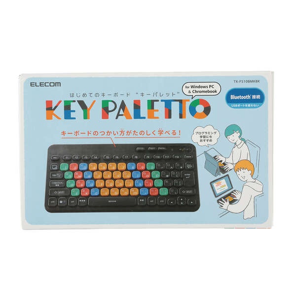 はじめてのキーボード KEY PALETTO（BT）【TK-FS10BMKBK】