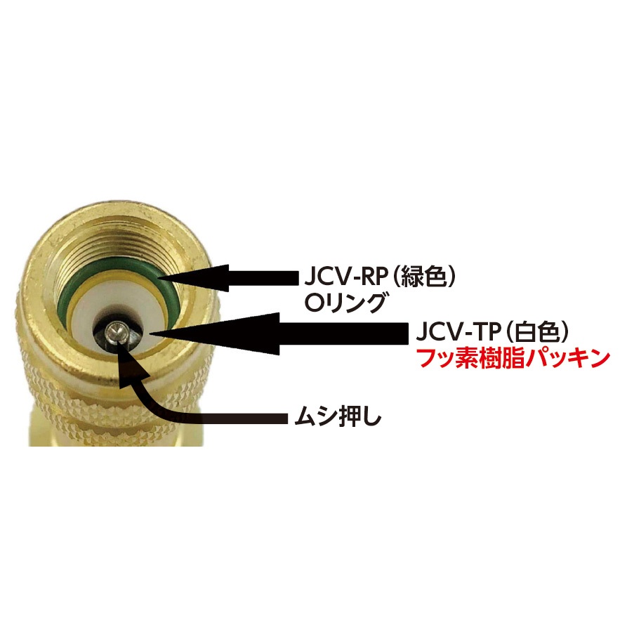 JCV用テフロンパッキン(10個入)【JCV-TP】