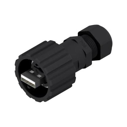 USB CONN 2.0 TYPE A PLUG 4POS 17-200121 Conec / Amphenol製｜電子部品・半導体通販のマルツ