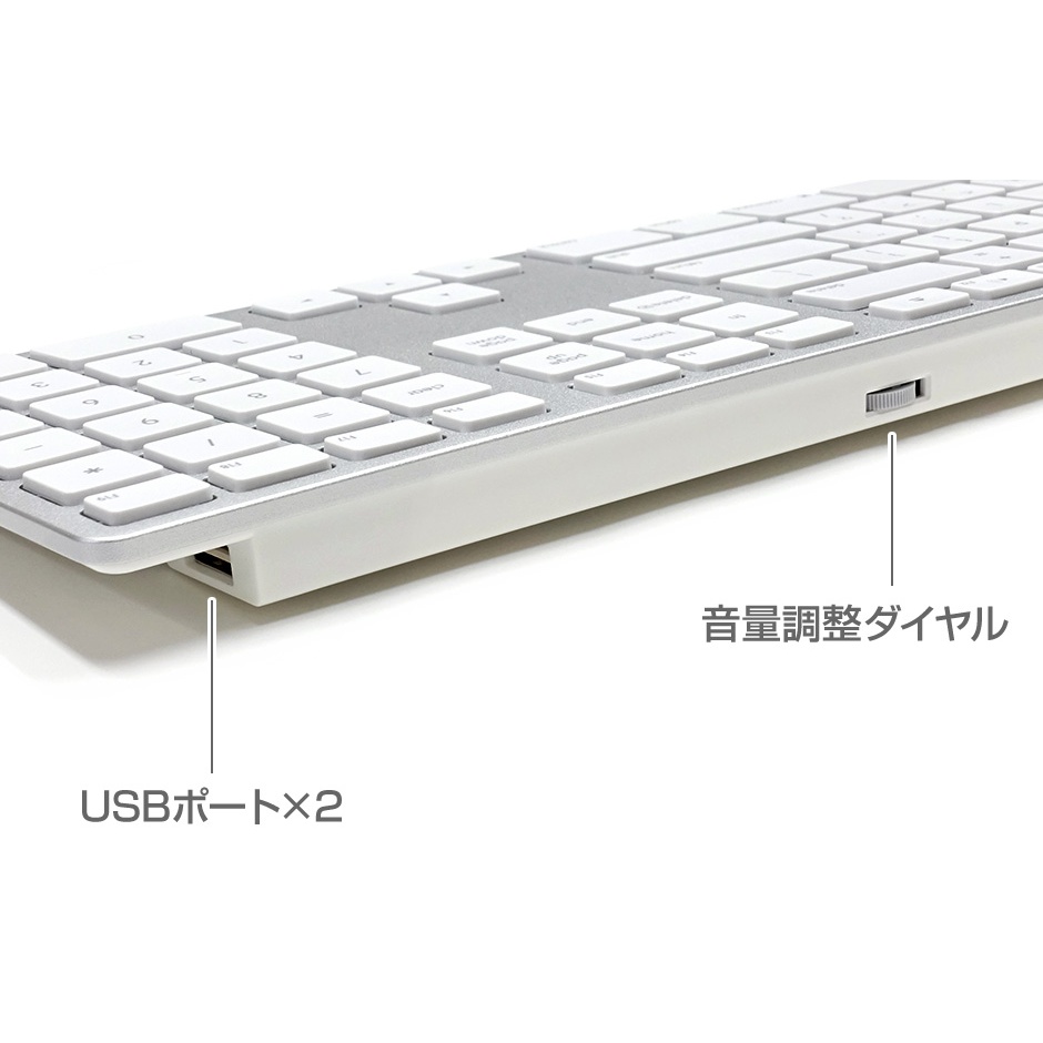 Matias Wired Aluminum keyboard for Mac - Silver 英語配列【FK318S/2】