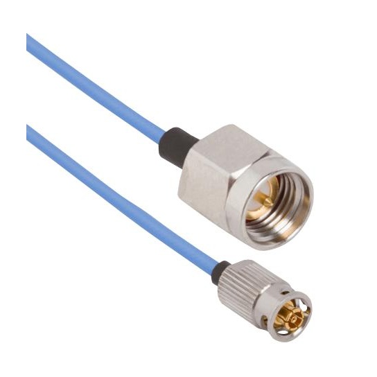 CABLE ASSY SMPM QB JACK-SMA PLUG 6inch 7032-8548 Amphenol SV Microwave製 ...
