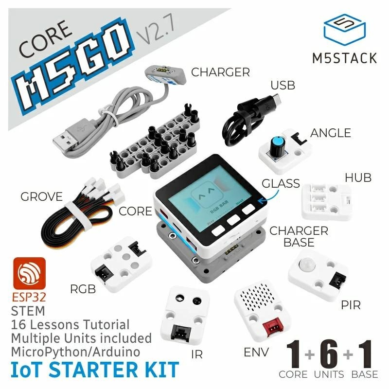 M5GO IoTスターターキット V2.7 M5STACK-K006-V27 M5Stack製｜電子部品 ...