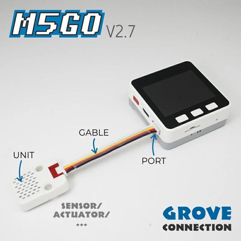 M5GO IoTスターターキット V2.7【M5STACK-K006-V27】