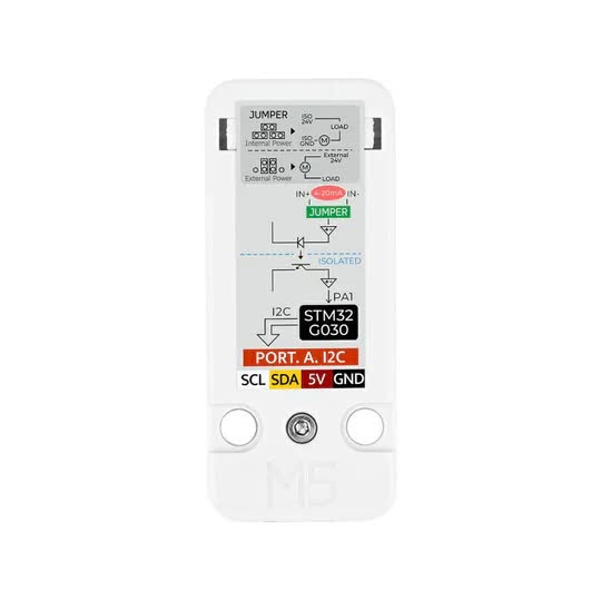 M5Stack AIN4-20mAユニット(STM32G030)【M5STACK-U162】