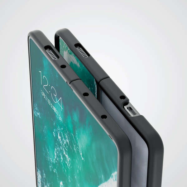 Galaxy Z Fold5TOUGH SLIM LITE フレームカラー【PM-G235TSLFCBK】