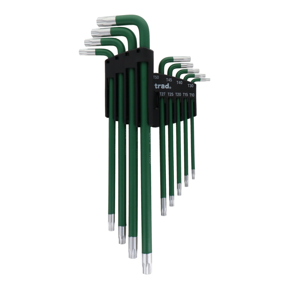 9pcs.カラートルクスねじ用レンチセット(ロングタイプ)【TTL-9】