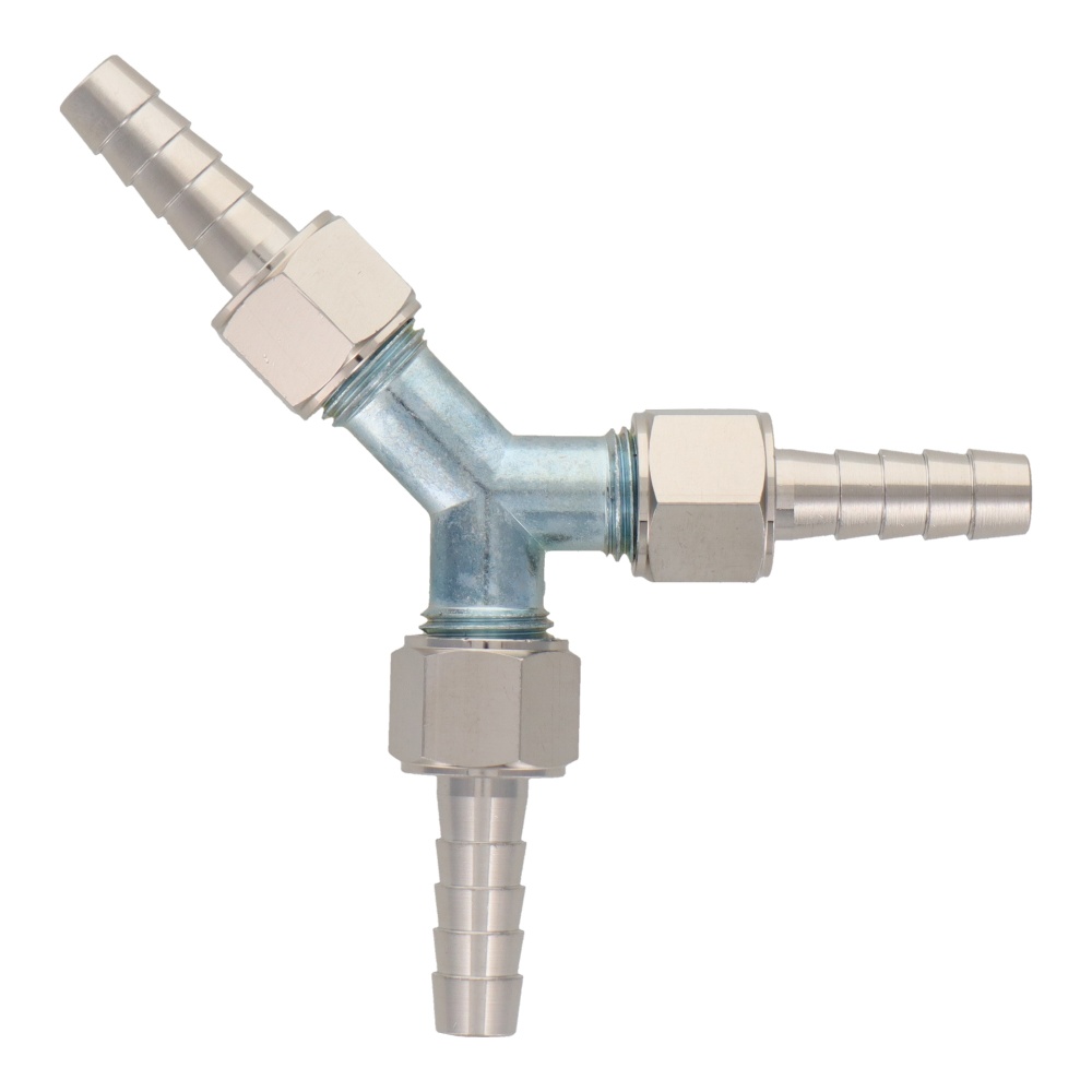 Y型ホースジョイト 9φ×9φ×9φ【#026Yｶﾞﾀﾎｰｽｼﾞｮｲﾝﾄ1/4】
