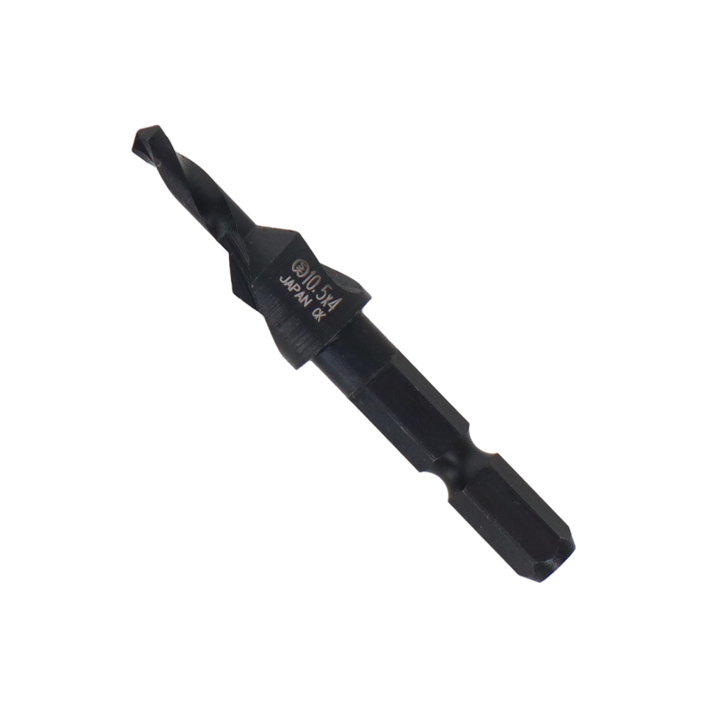 木ネジ専用 皿取りカッター〈下穴錐付き〉 10.5×4.0mm【MS-10.5-4.0】