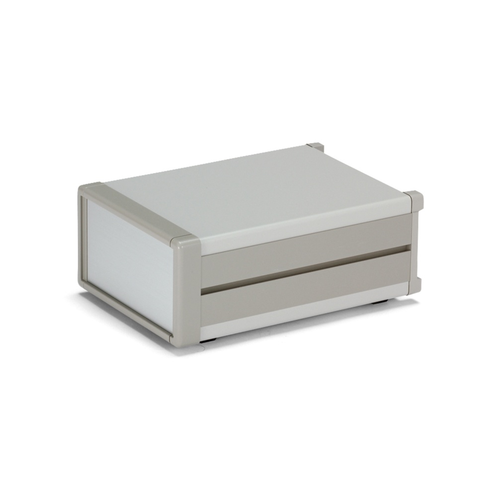 MS型メタルシステムケース(66×160×280/シルバー/ライトグレー/グレー)【MS66-16-28GS】