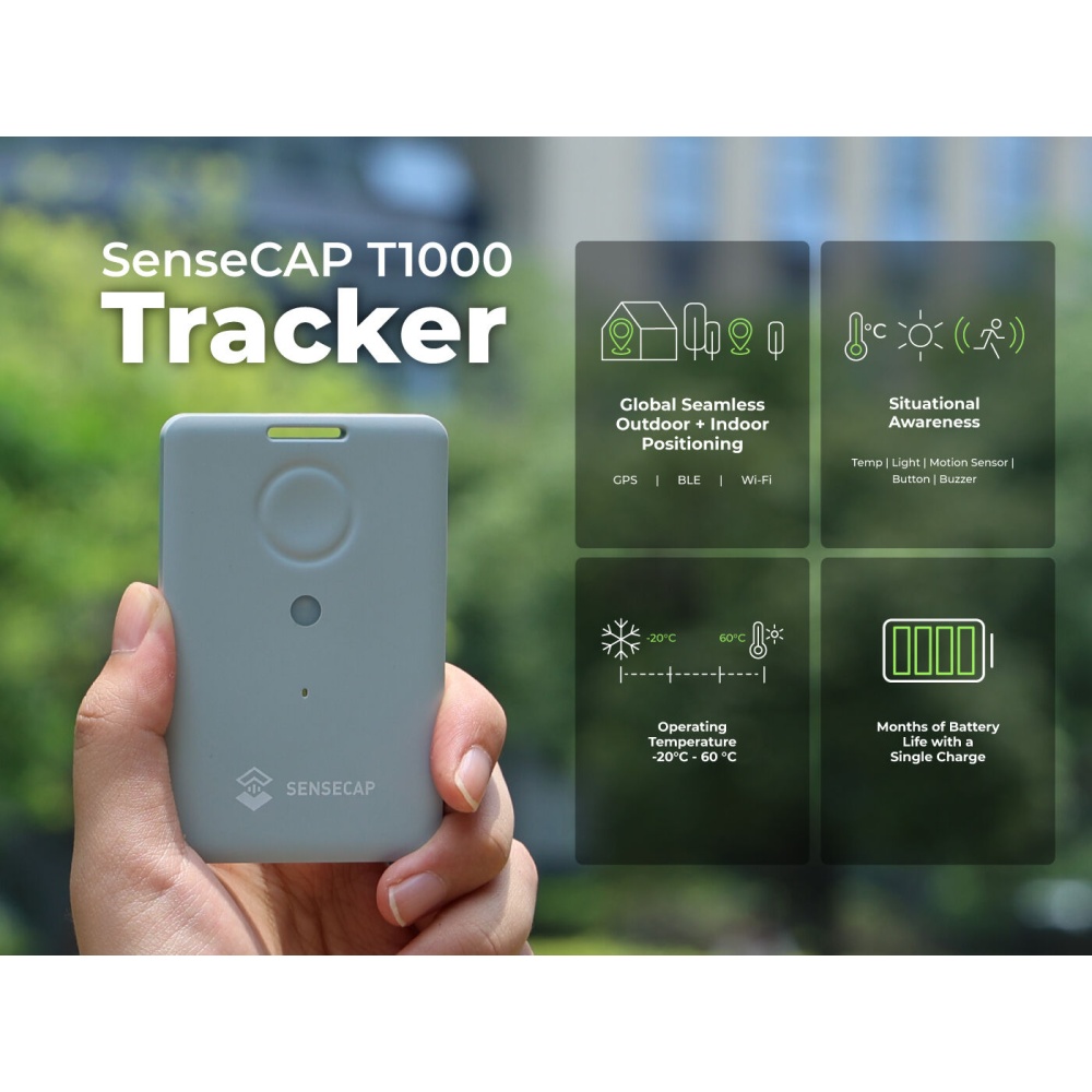 【在庫処分セール】SenseCAP T1000-B LoRaWANトラッカー(センサーなし)【114993106】
