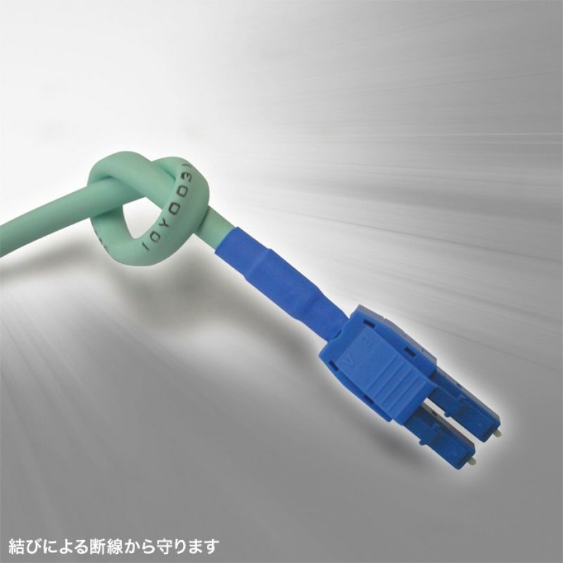 タクティカル光ファイバケーブル(マルチ50μm、LC×2-LC×2、5m)【HKB-LCLCTA5-05N】