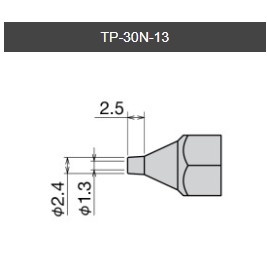 ノズルφ 1.3mm【TP-30N-13】