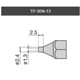 ノズル(φ1.3mm)【TP-30N-13】