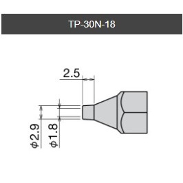 ノズル(φ1.8mm)【TP-30N-18】