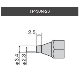 ノズル(φ2.3mm)【TP-30N-23】