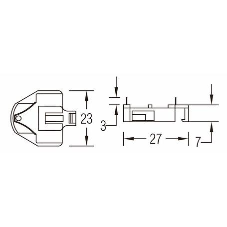 ボタン電池基板取付用ホルダー【CH26-2032LF】