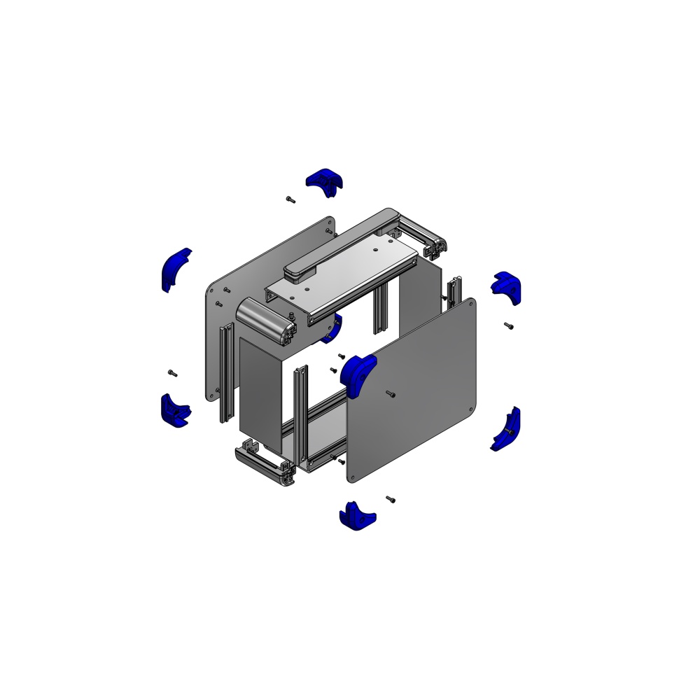 AUGH型コーナーガード付キャリングケース【AUGH88-16-25-SRB】
