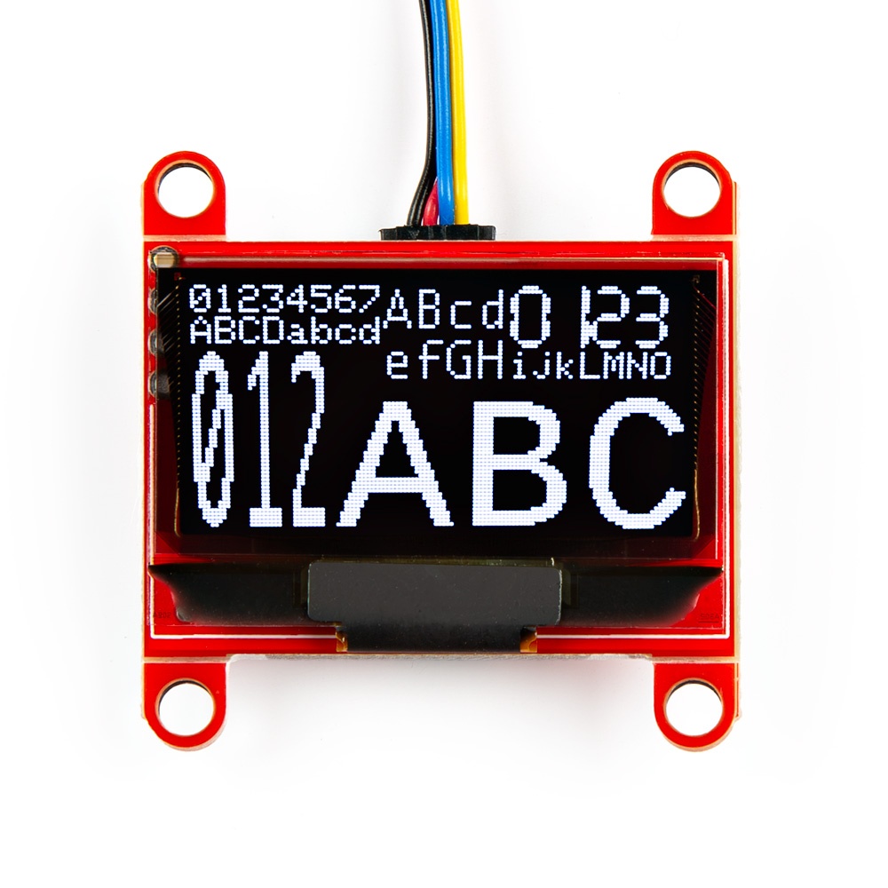 Qwiic OLEDディスプレイ(1.3インチ 128×64ピクセル)【LCD-23453】