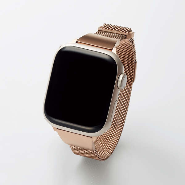 Apple Watch用 ミラネーゼバンド スリムタイプ(41/40/38mm) &me【AW-41BDSSMJPN】