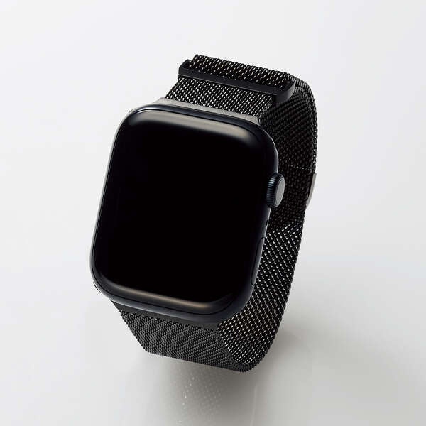 Apple Watch用 ミラネーゼバンド マグネット(49/45/44/42mm)【AW-45BDSSMMBK】