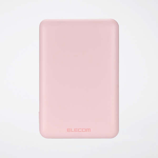 薄型コンパクトモバイルバッテリー(5000mAh/3A/C×1+A×1)【DE-C45-5000PN】
