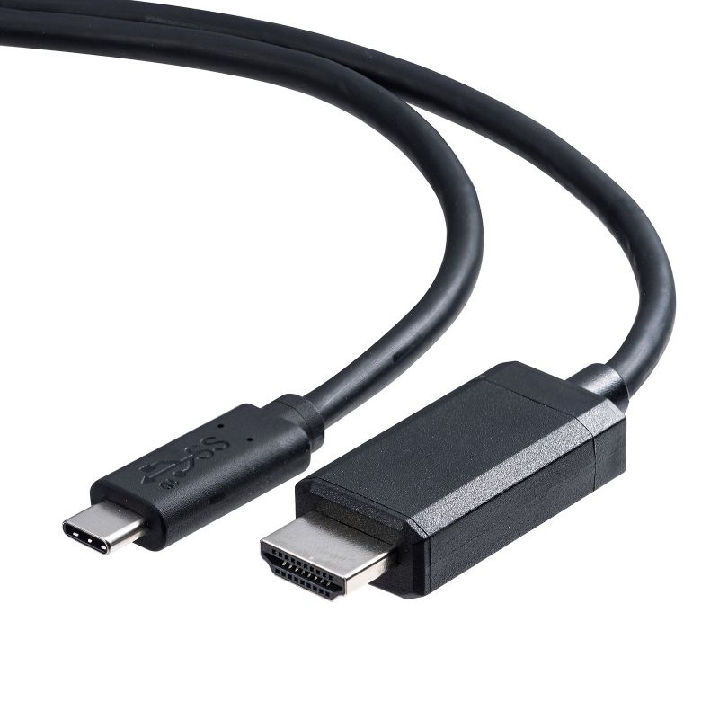 Type-C-HDMI変換ケーブル(ブラック・1m)【KC-ALCHD10K】