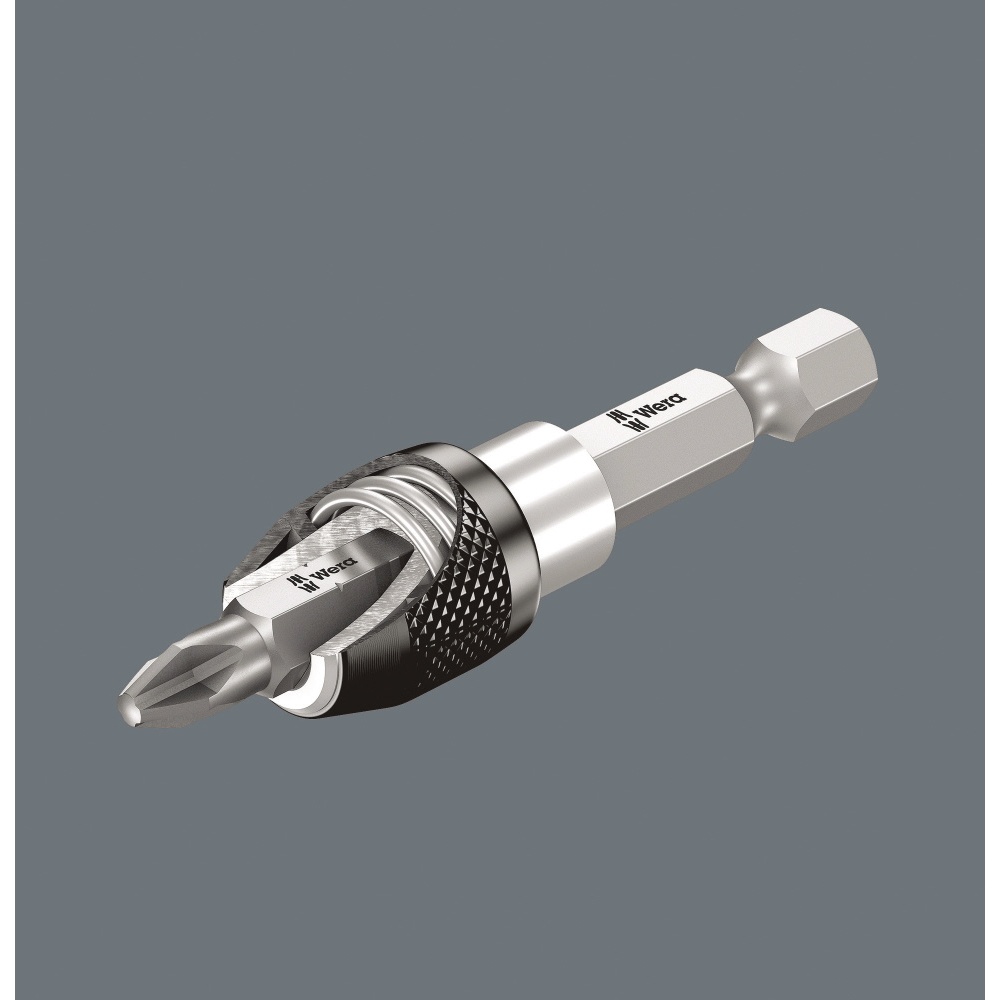 WERA ベラ 差込角1/4Hex 磁石付きビットホルダー クイックリリースチャック 全長50mm 【053872】