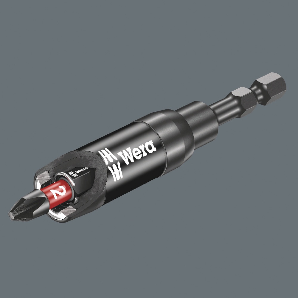 WERA ベラ インパクトドライバー用 マグネット付きビットホルダー シャンク径6.35mm 全長75mm 【057675】