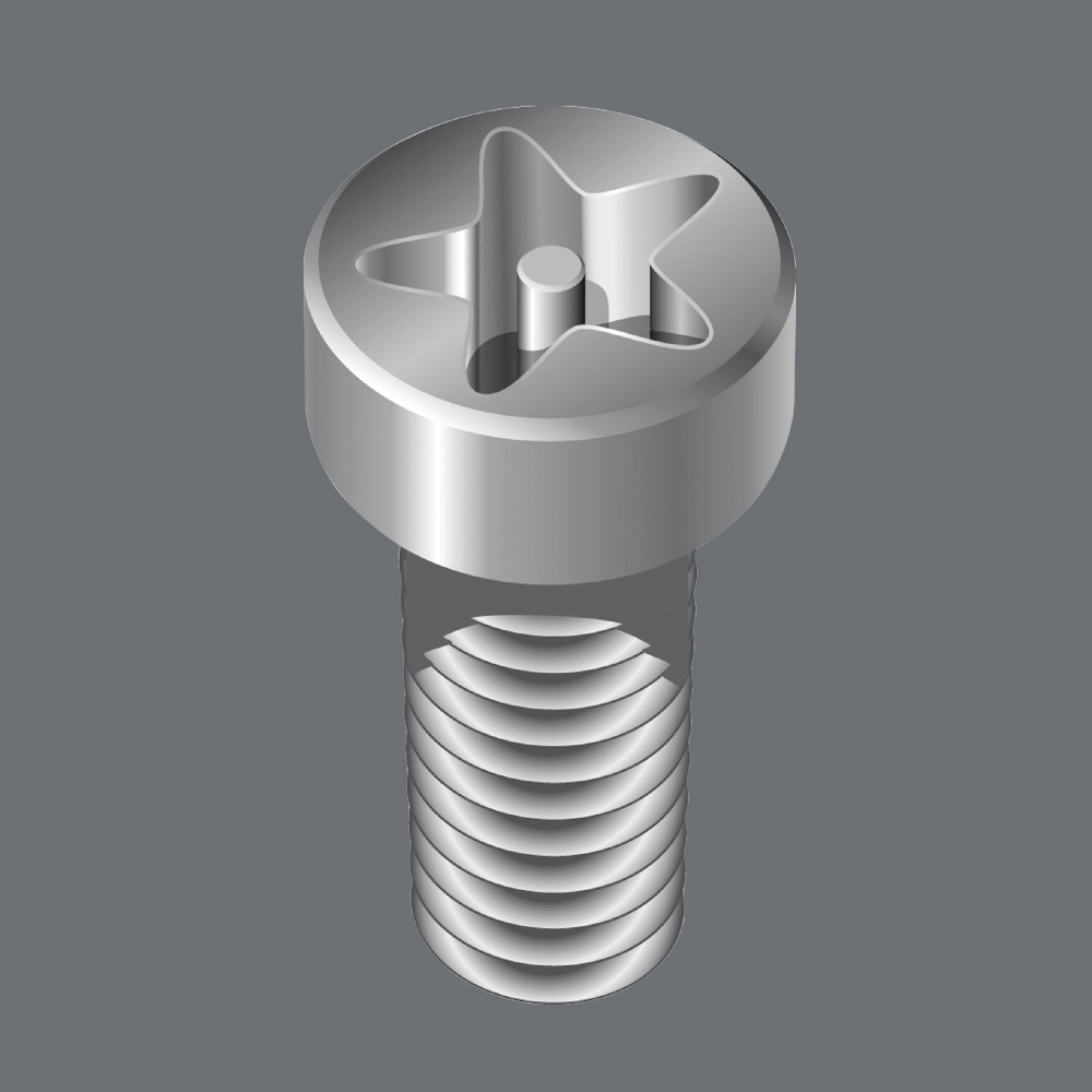 WERA ベラ トルクスプラスネジ用 いじり止めドライバービット 差込6.35mm 刃先サイズ9IRP 全長25mm 【134698】