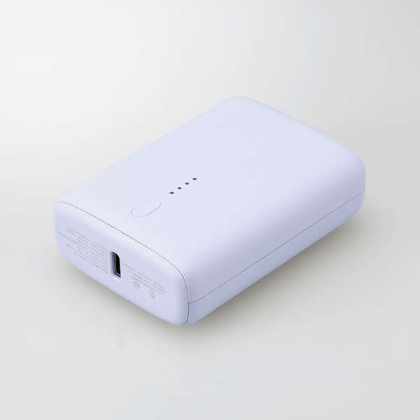 コンパクトモバイルバッテリー(10000mAh/20W/C×1+A×1)【DE-C46L-10000PU】