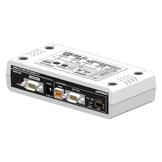 USB対応 アナログマルチプレクサ 4:1【USB-208】