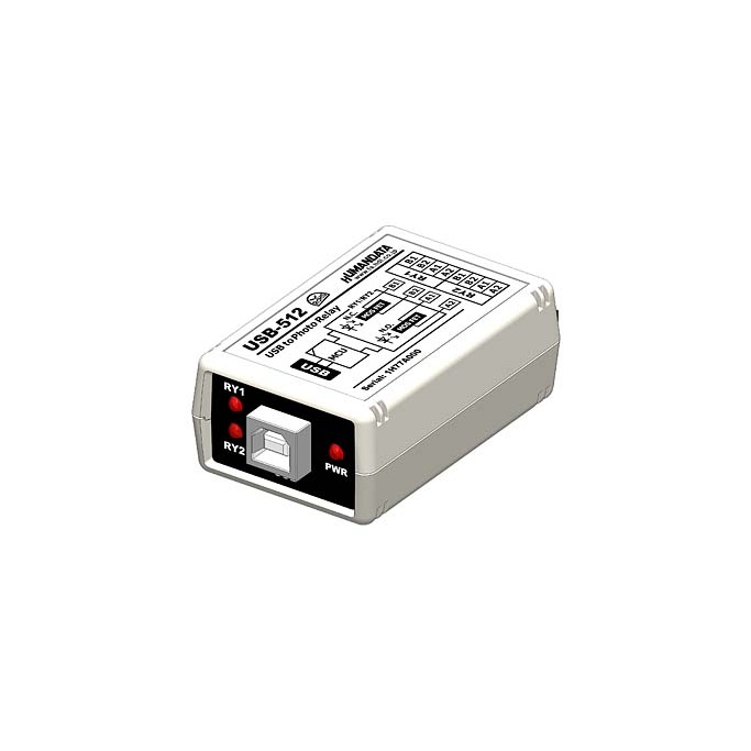 USB Photo リレー(2出力/1a1b)【USB-512】