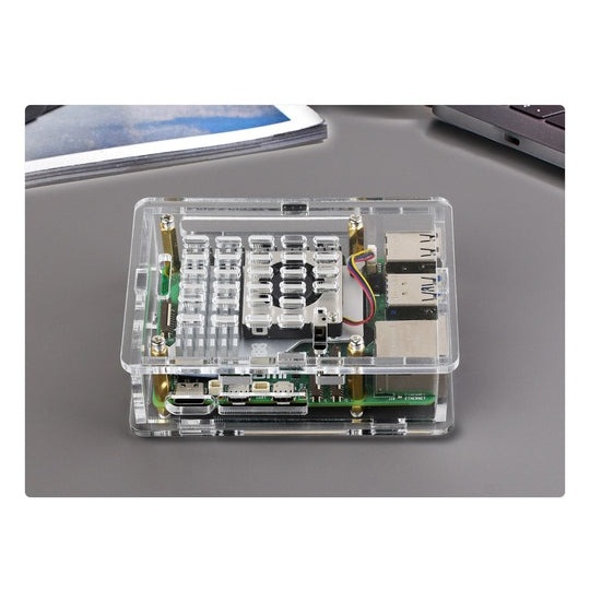 PI5-CASE-F - WaveShare製 Raspberry Pi 5用ケース【WAVESHARE-26089】