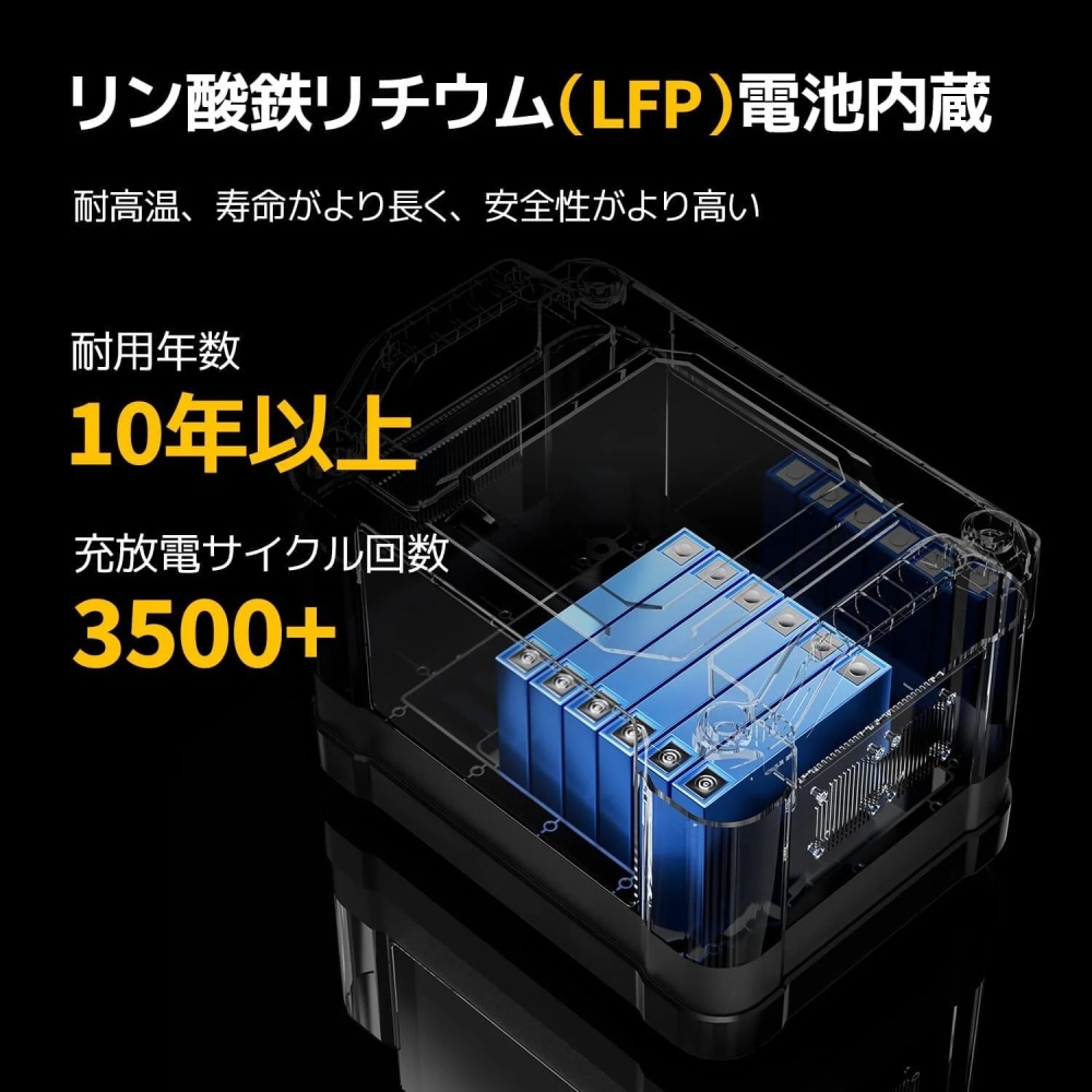 Fort 1000 ポータブル電源 1120Wh【SYZ-G1000】