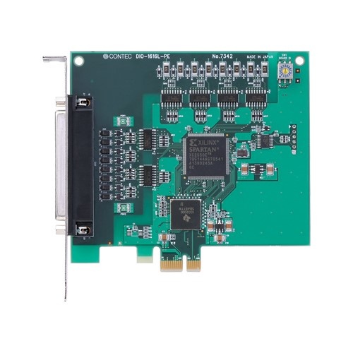 絶縁型デジタル入出力ボード PCIExpress 16ch/16ch【DIO-1616L-PE】