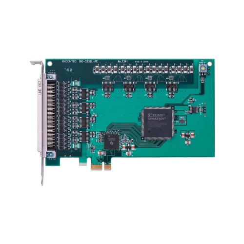 絶縁型デジタル入出力ボード PCIExpress 32ch/32ch【DIO-3232L-PE】