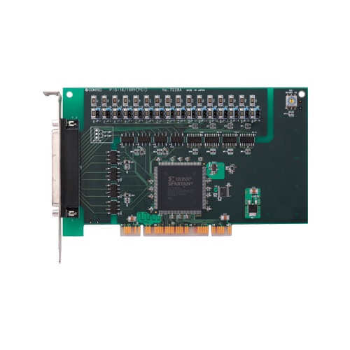 高電圧用無極性絶縁型デジタル入出力ボード【PIO-16/16RY(PCI)】