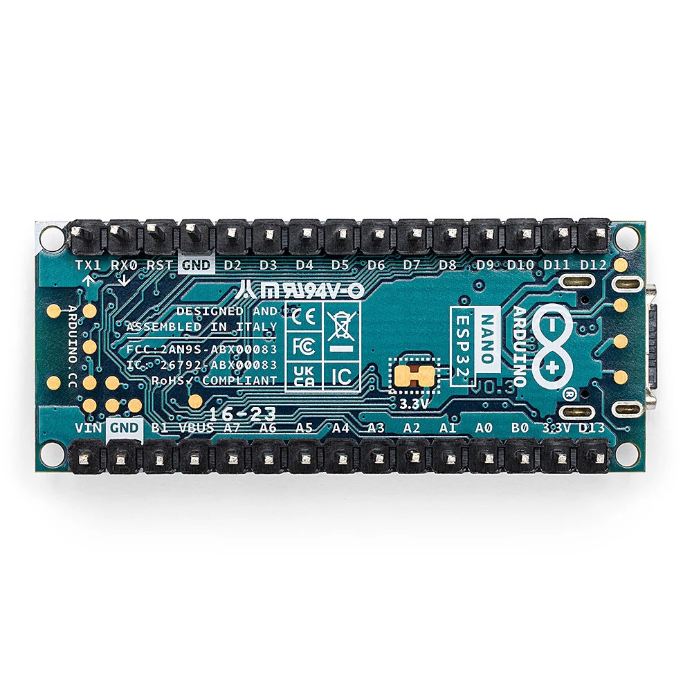 (マルツオンライン限定特価キャンペーン品)Arduino Nano ESP32(ピンヘッダ実装済)【ABX00083】