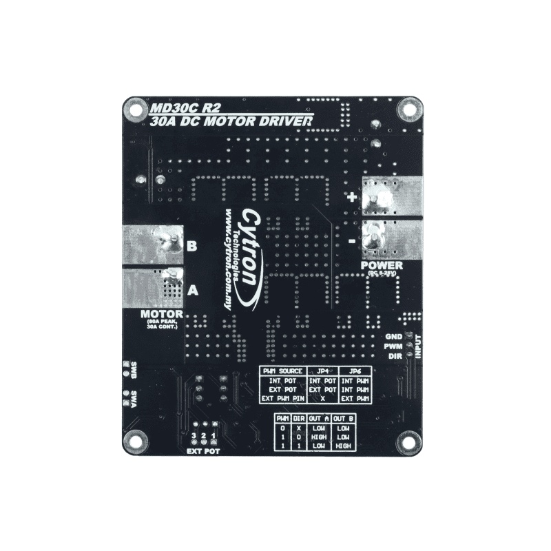 DCモータードライバーボード(30V/30A)【MD30C】