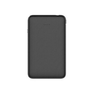 モバイルバッテリー(PD対応 スリム Type-Cケーブル収納 5000mAh 黒色)【L-MBPDSC5-BK】