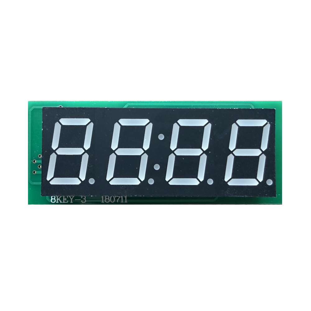 【在庫処分セール】赤色7セグメントLEDシリアルドライバーモジュール4桁【153024】