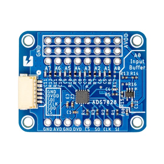 ADS7028搭載12ビット8チャンネルGPIO拡張付きADCモジュール【SSCI-095990】